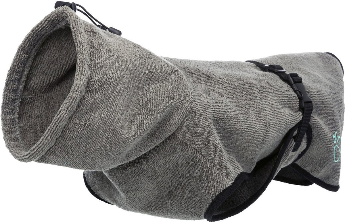 Trixie Bathrobe chien Terry Cloth Grey