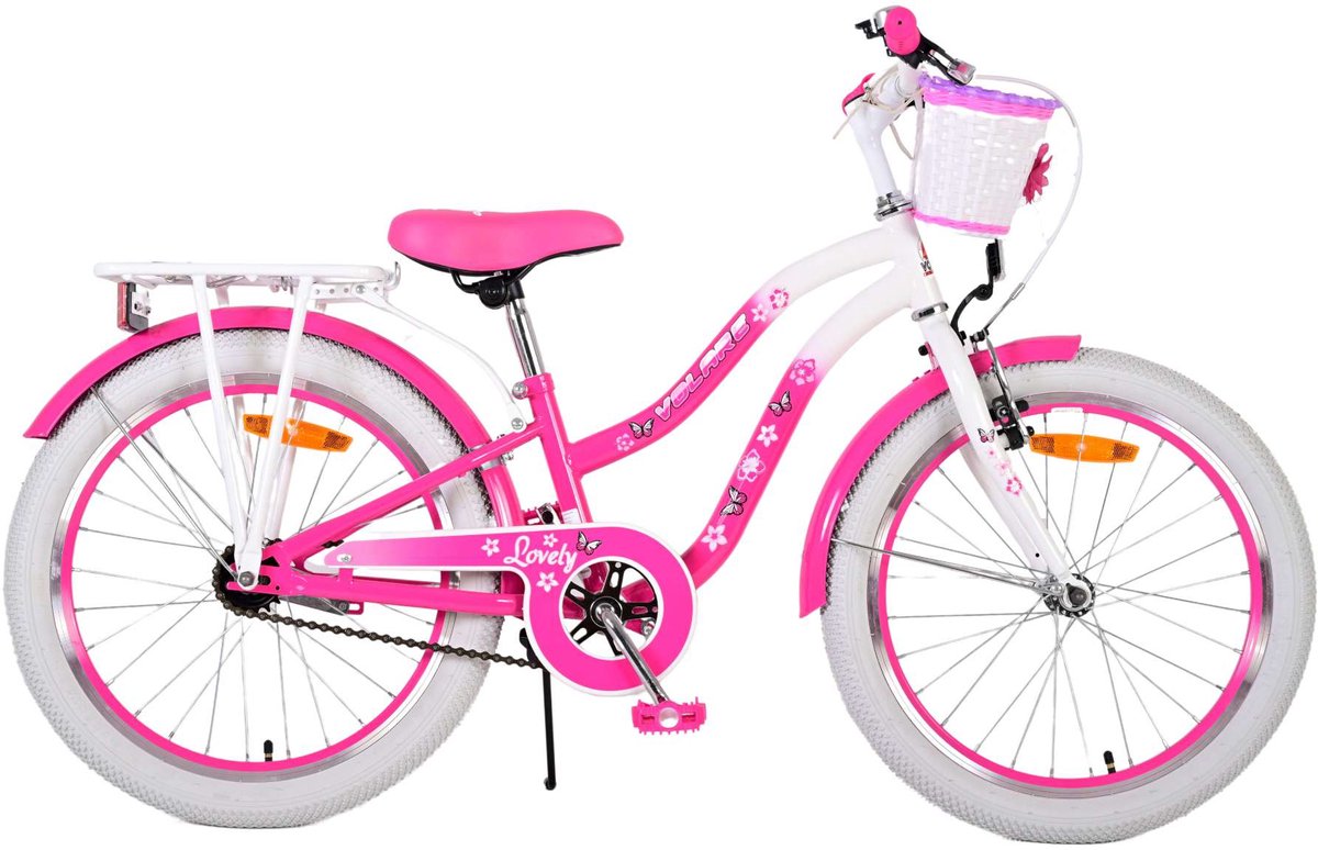 Volare le vélo pour enfants - filles - 20 pouces - rose