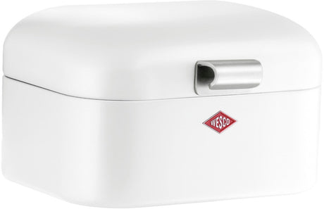 Wesco mini boîte à pain grandy | 2 litres - taille s | métal - blanc | boîte à pain