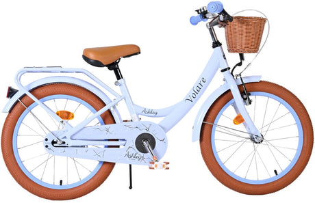 Vélo enfant Volare Ashley - filles - 18 pouces - bleu pastel