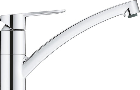 Robinet de cuisine Grohe starteco - bec bas - plage de pivotement 140° - chrome