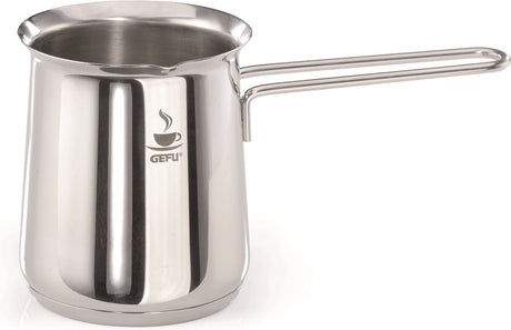 Pichet à mousse de lait Gefu Claudio - 300 ml - Pot à lait en acier inoxydable pour cappuccino latte art