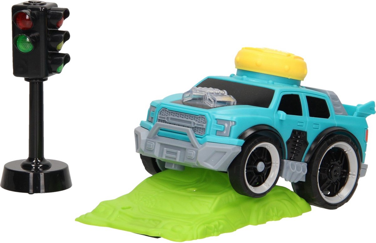 Jouets Lobbes, par exemple, ensemble de voitures de cascade de crash
