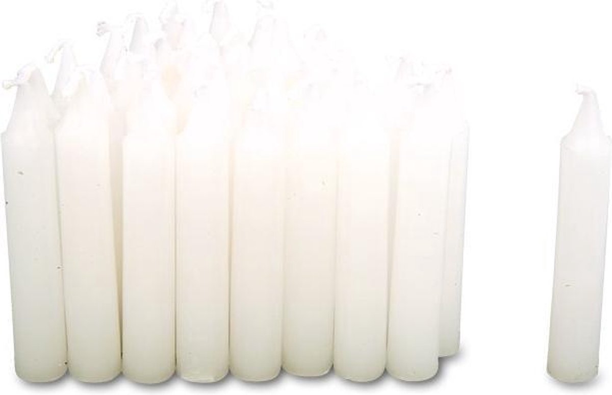 Small foot - bougies blanches petites, 36pcs.