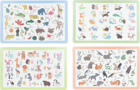 set de table animaux, 12 pcs.