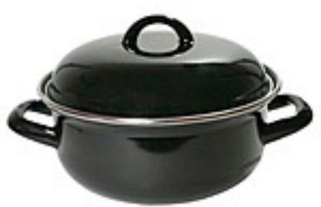 Casserole de cuisine impériale émaillée noire ø26 cm 3l