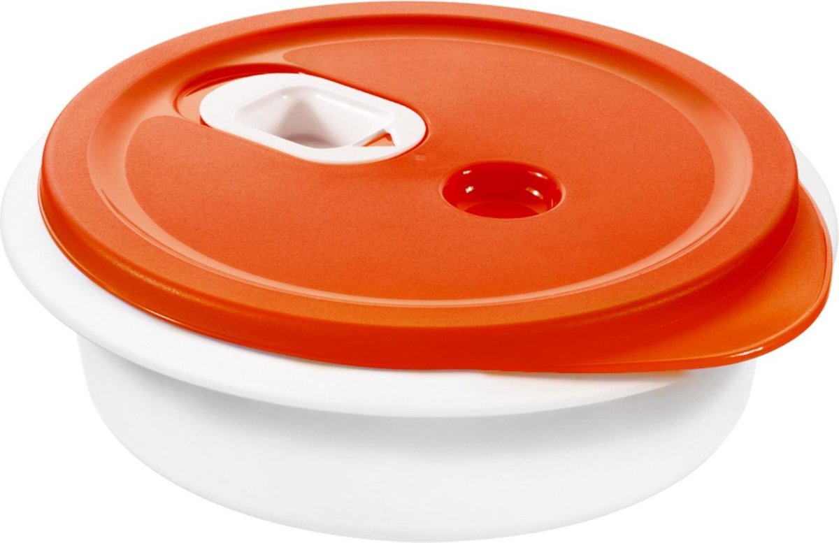 Rotho assiette micro-ondes profonde 1 l micro papaye rouge