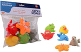 JOHNTOY Happy World Bath Toys, 6dlg.