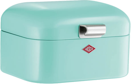 Wesco mini boîte à pain grandy | 2 litres - taille s | métal - menthe | boîte à pain