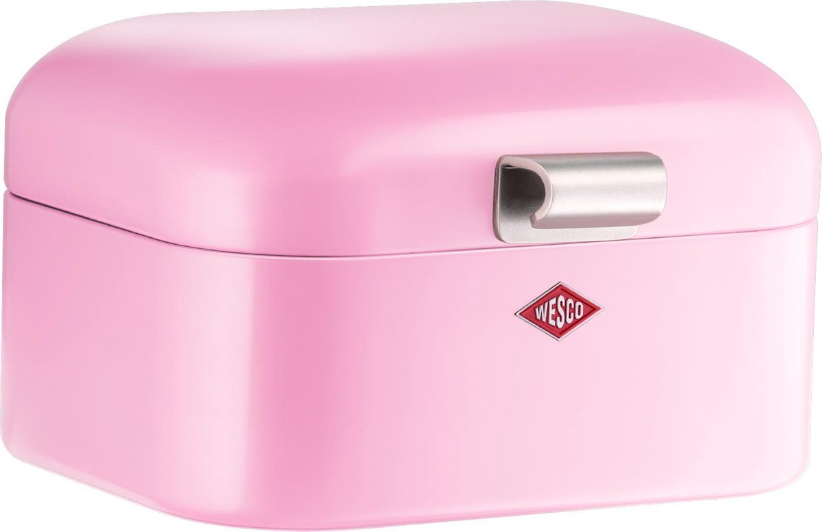 Wesco mini boîte à pain grandy - 17x18x12 cm - rose