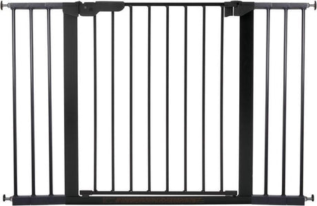 Babydan premier portail d'escalier tout-en-un sans perçage - 73,5 - 119 cm - montage par pince - noir