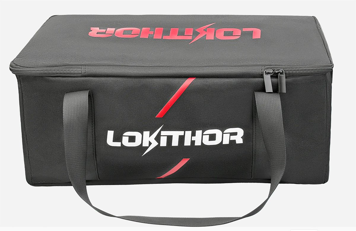 Lokithor sac de rangement aw401 jump starter - sac de transport 600d oxford - avec bandoulière Velcro - organisateur d'accessoires
