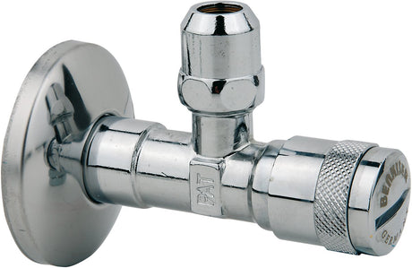 Vanne d'angle Kirchhoff benkiser - 1 2 mâle x 3 8 x 10 mm - avec rosace poussoir pour filtre
