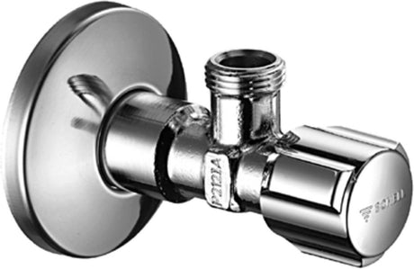 Robinet d'angle confort Schell avec fonction de contrôle confort - 1 2 x3 8 chromé
