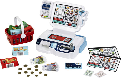 Caisse enregistreuse libre-service Klein Toys - incl. accessoires, effets lumineux et sonores - multicolore