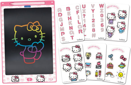 Lexibook hello kitty 11'' tablette e-ink d'apprentissage et de dessin multicolore avec modèles