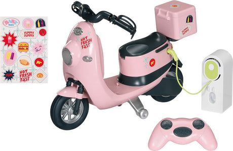 Trottinette électrique Baby Born RC rose noir