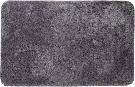 Sealskin angora tapis de bain 60x90 cm polyester gris foncé