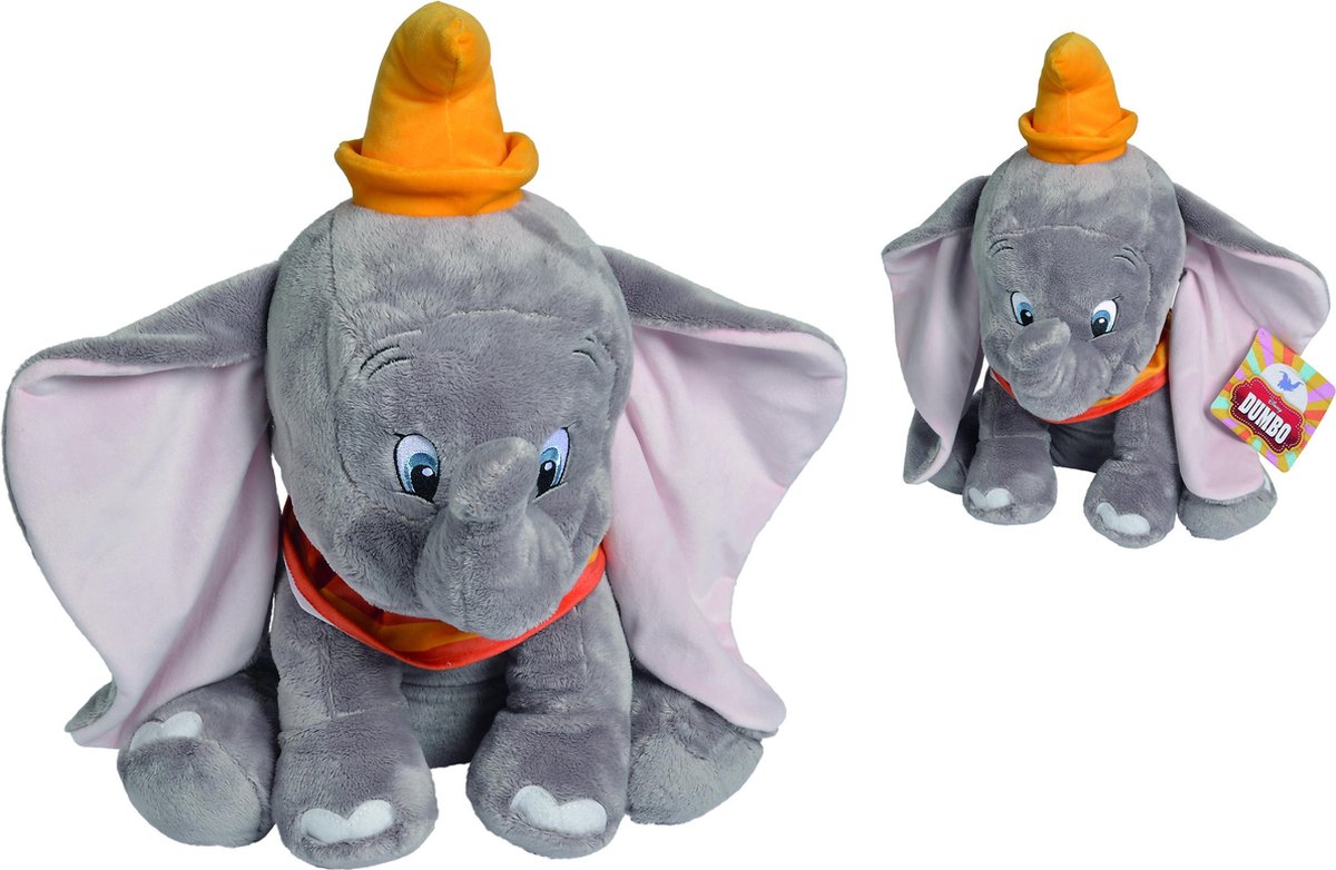 Simba Disney - Dumbo Dumbo - 45 cm - peluche - gris - tous âges - peluche