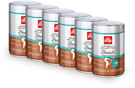Illy – café en grains Cerrado Mineiro – 6 x 250 grammes