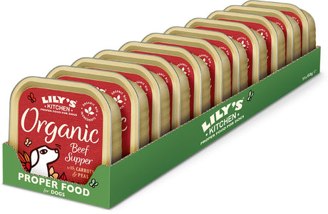 Lily's Kitchen - nourriture pour chien - nourriture humide - pâté de bœuf bio - 11 x 150 g