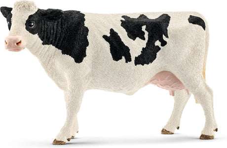 Monde agricole Schleich - vache noir et blanc - figurine de jeu - jouets pour enfants pour garçons et filles - 3 à 8 ans - 13797