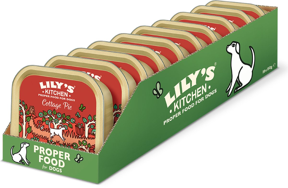 Lily's Kitchen - nourriture pour chien - nourriture humide - tarte cottage - 10 x 150 g