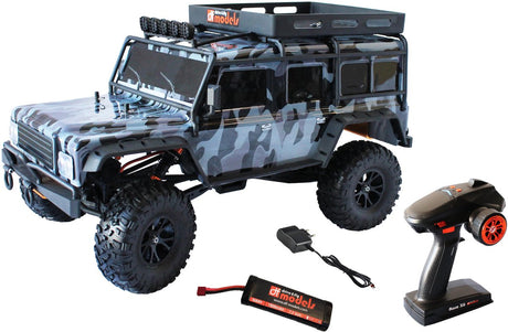 Df-models df-4j chenille camouflage 2 gangs LED prêt à fonctionner (rtr)