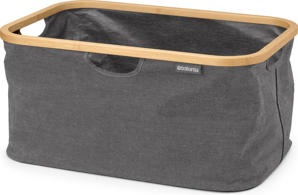 Brabantia panier à linge pliable, 40l - poivre noir