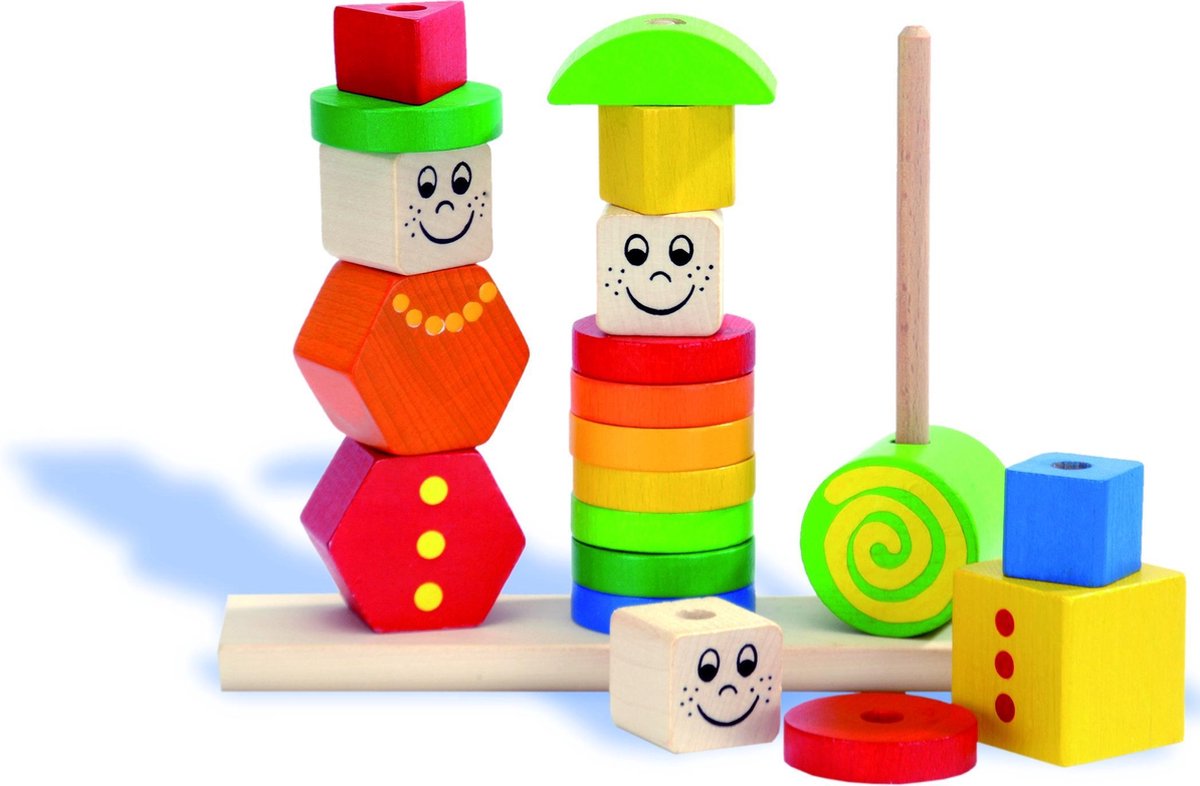 Eichhorn Wooden Stapel Puzzle Figures
