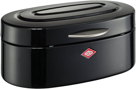 Boîte à pain à un seul ventre Wesco | 8,5 litres | métal - noir | boîte de rangement du pain
