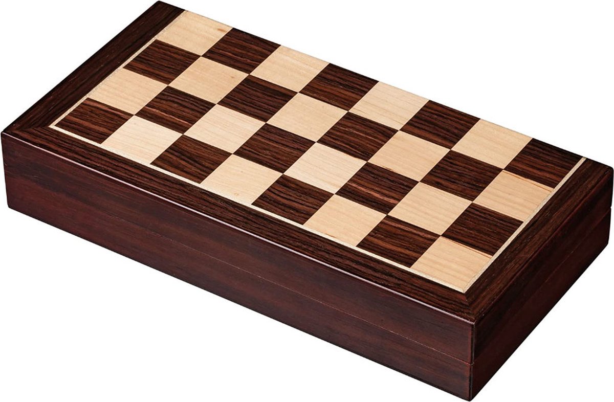 Champ de cassette de backgammon pour dames d'échecs Philos 30 mm, hauteur du roi 63 mm