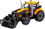 Tracteur Cavallino avec chargeur jaune, échelle 1:32