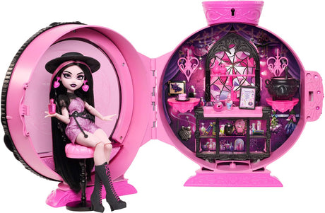 Mattel monster high potion reveal speelset met draculaura pop en 9 accessoires - uitpakken met een geheime code