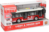Bus de la ville avec lumière et son 1:16