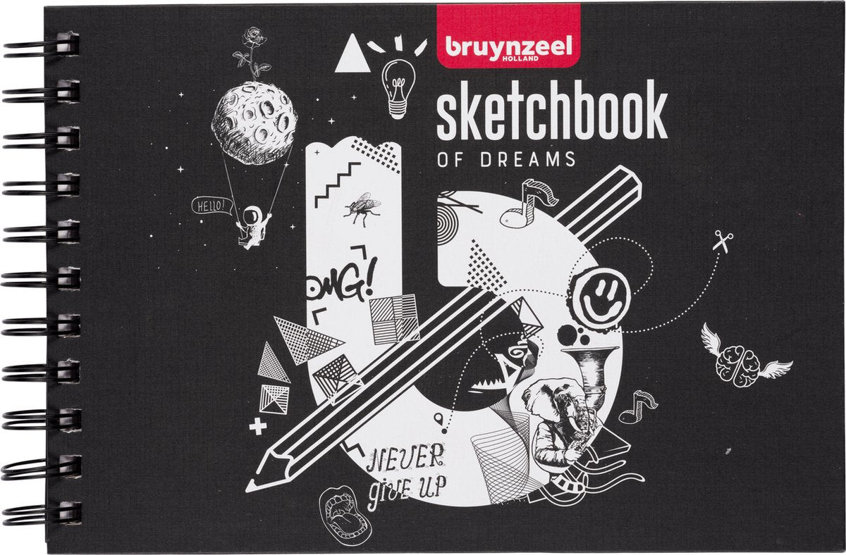 Carnet de croquis Bruynzeel 19,5x14,7cm