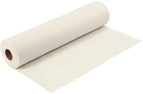 Feutre de loisir Creativ company, l: 45 cm, épaisseur 1,5-2 mm, 180-200 gr, blanc cassé, 5 m 1 rouleau