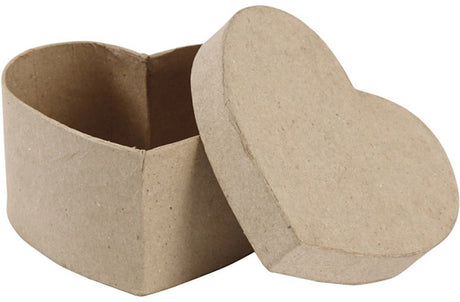 Boîte en forme de coeur Creativ company, h : 6 cm, dimensions 11,5x11,5 cm, 1 pièce
