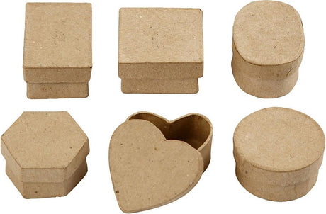 Entreprise créative https: www.ccobby.nl mini-boxes-h-3-cm-d-4-6-cm-6-piece-1-box