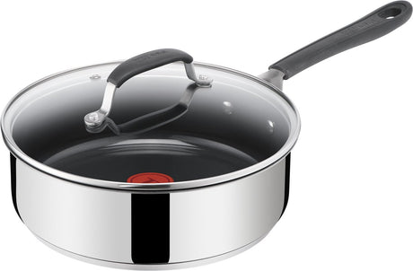 Jamie Oliver by Tefal Easy Cook - poêle à frire - ø24 cm - céramique - sans PFA - avec couvercle - induction