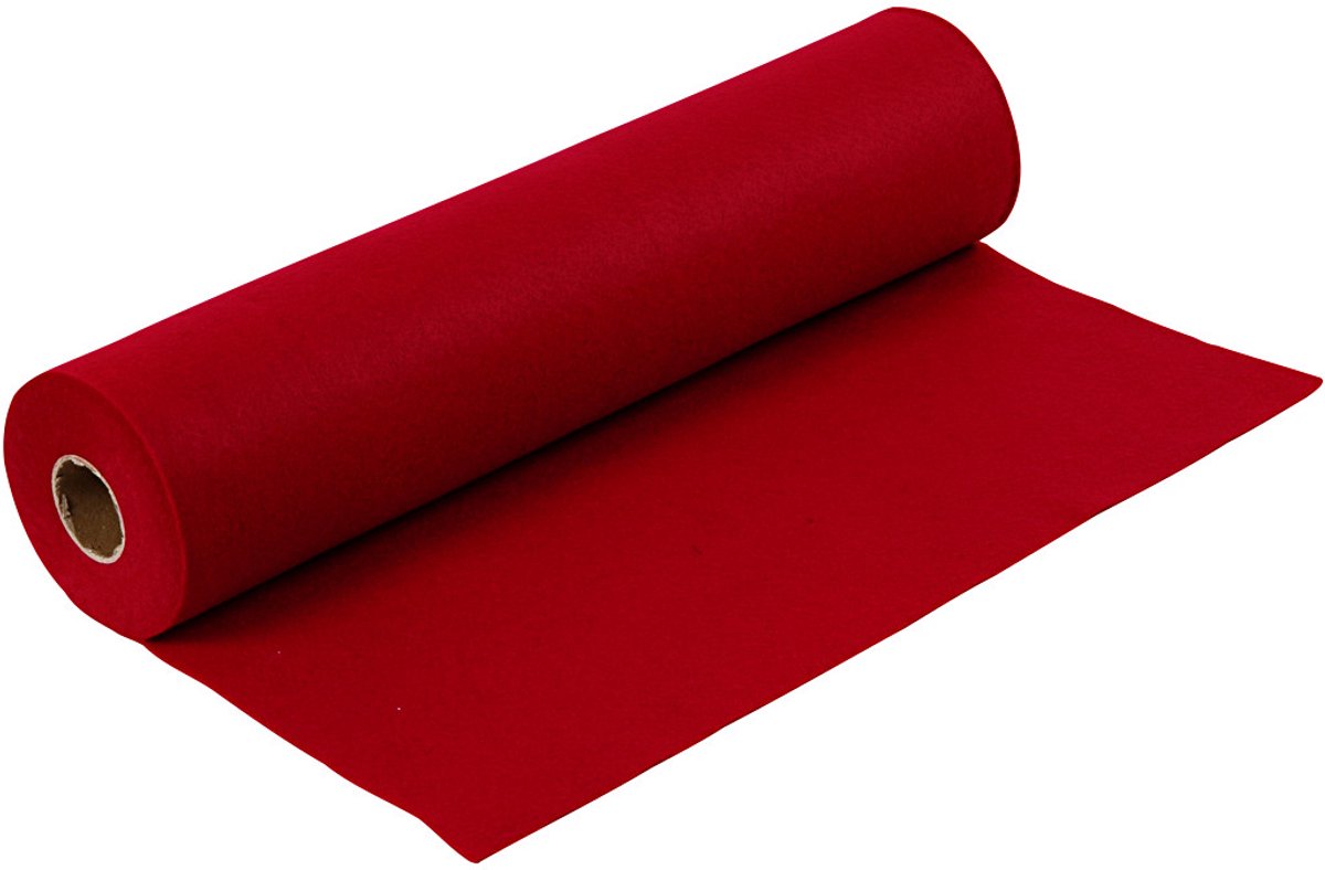 Creativ company cc hobby feutre en rouleau 5m rouge antique