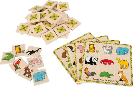 Bigjigs en bois Dieren Lotto