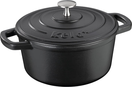 Poêle à frire Kela en fonte noire, 21 cm - | calido