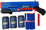 Shooter x revolt - avec 12 flèches souples et 3 canettes