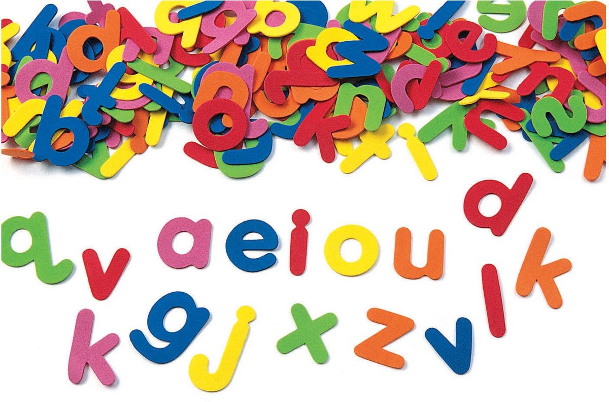 Colorations - lettres alphabet autocollantes en mousse, lot de 360