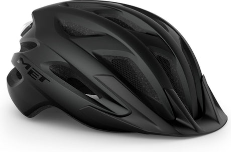 Avec casque de vélo crossover pour hommes et femmes - casque de vélo de ville pour adultes - taille XL - noir mat