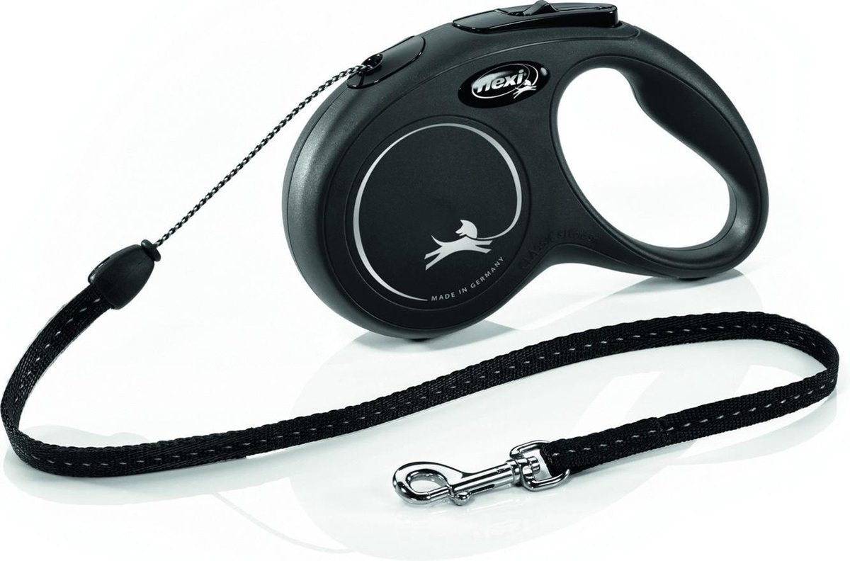 Flexi products ligne rétractable nouveau cordon classique noir s 5 mètres jusqu'à 12kg