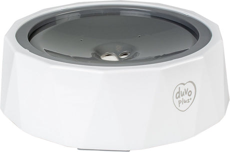 Abreuvoir Duvo + anti-éclaboussures 1200 ml pour chats et chiens au design innovant qui évite les déversements. filtre à charbon, double fond, antidérapant, plastique résistant, facile à entretenir