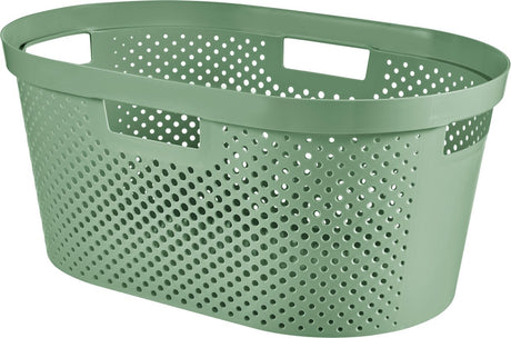 Curver - points recyclés infini - panier à linge - 40l - vert