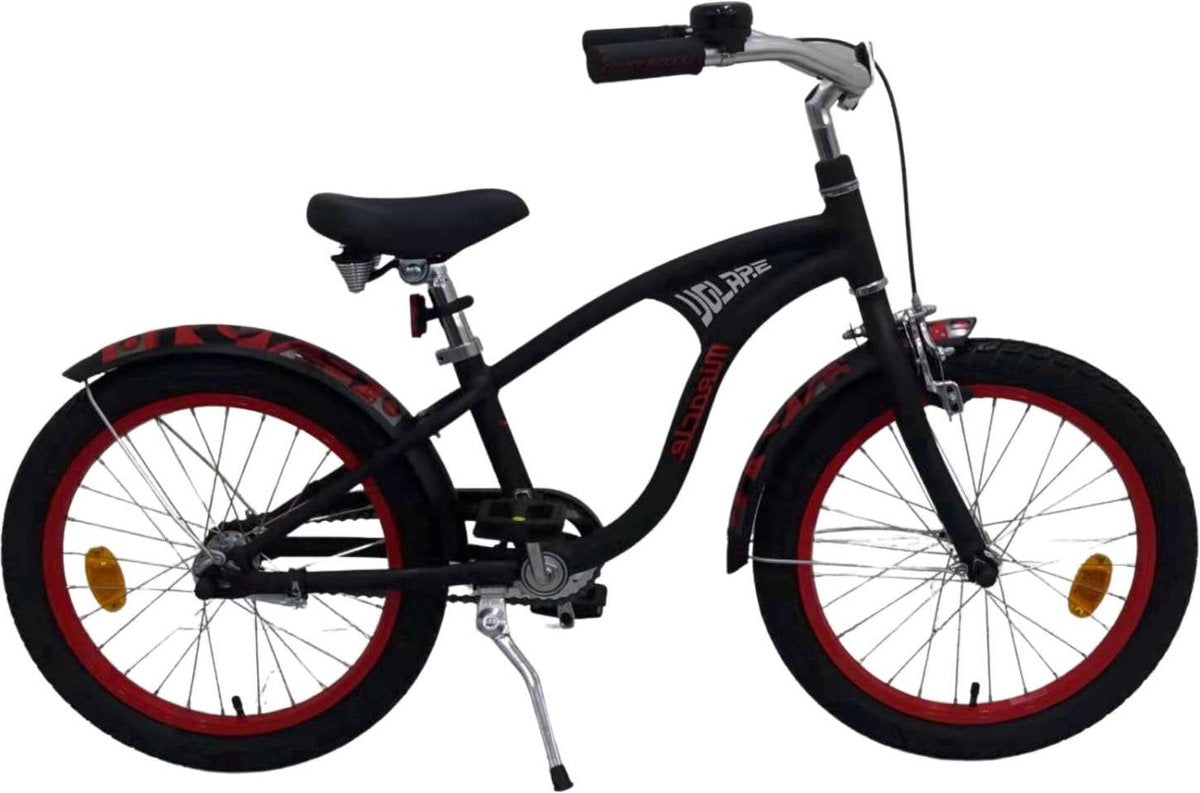 Volare Miracle Cruiser Children's Bicycle - Boys - 16 pouces - Matt Black - Collection Prime